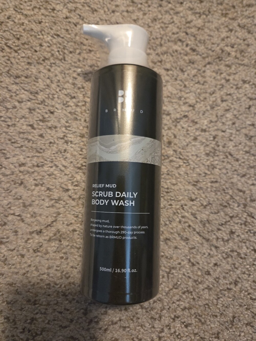 NWT New With Tag BRMUD Relief Mud Scrub Daily Wash 500mL